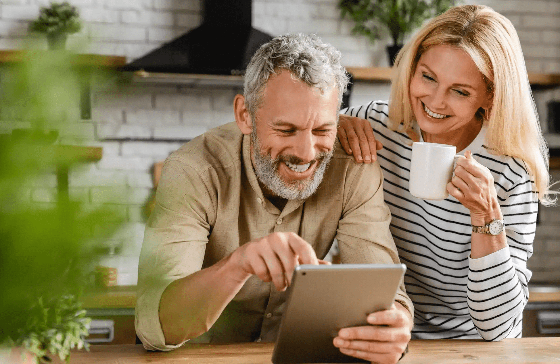 Family exploring debt relief options